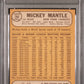 1968 TOPPS MICKEY MANTLE #280 PSA 8