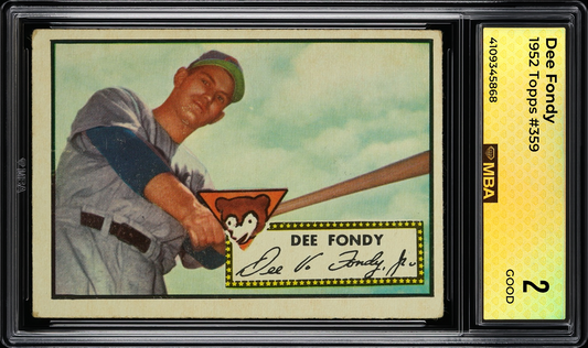 1952 Topps Dee Fondy #359 MBA 2