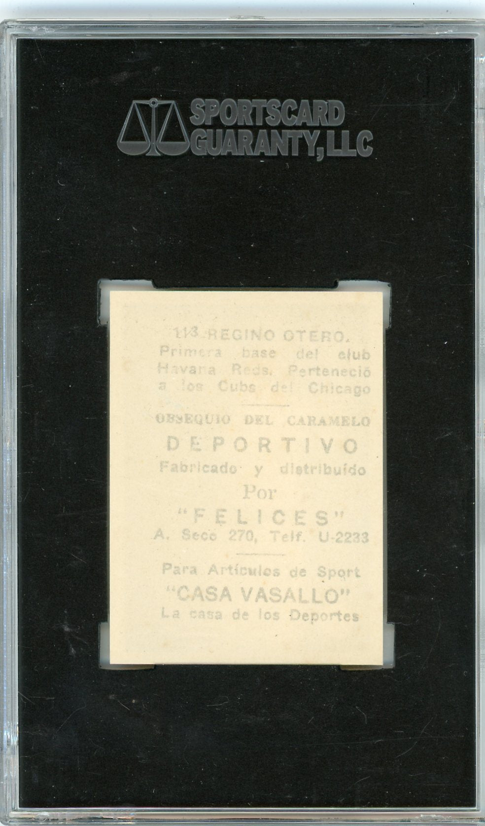 1946 Caramelo Deportivo Regino Otero #113 SGC 4