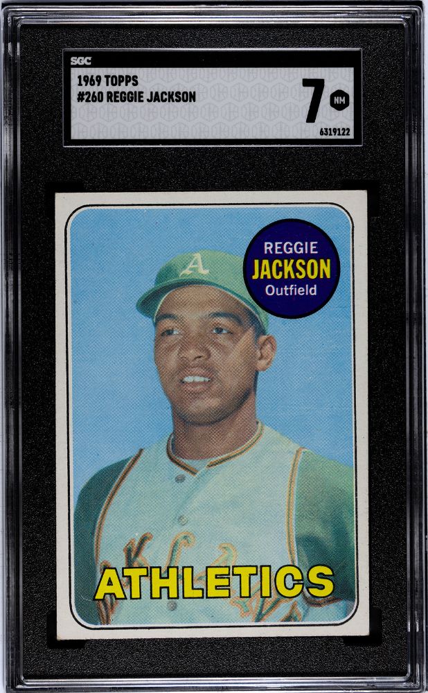 1969 TOPPS REGGIE JACKSON #260 SGC 7