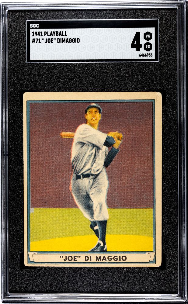 1941 JOE DIMAGGIO PLAYBALL #71 SGC 4