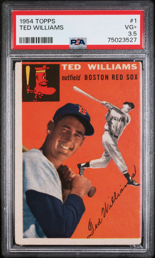 1954 TOPPS TED WILLIAMS #1 PSA 3.5