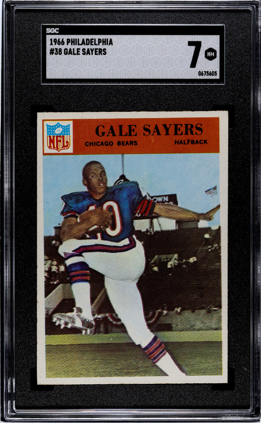 1966 GALE SAYERS PHILADELPHIA #38 SGC 7