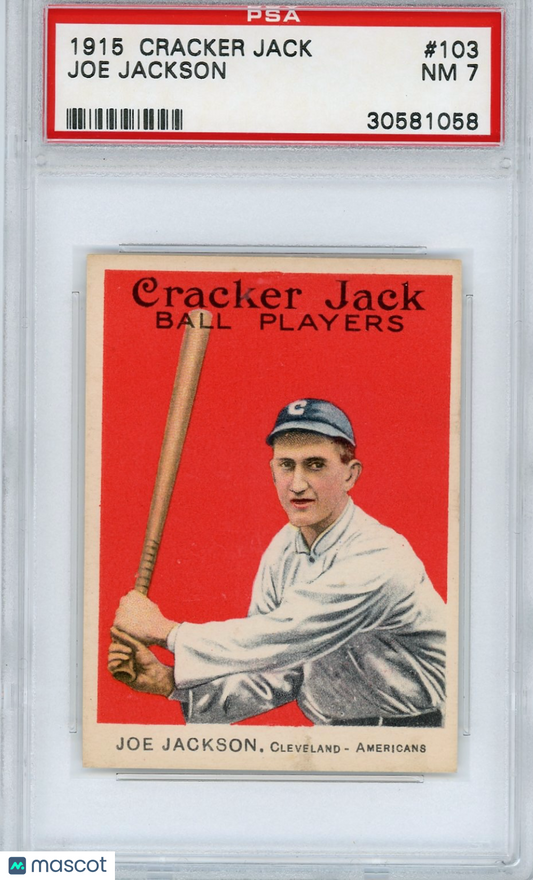 1915 Cracker Jack Joe Jackson #103 PSA 7