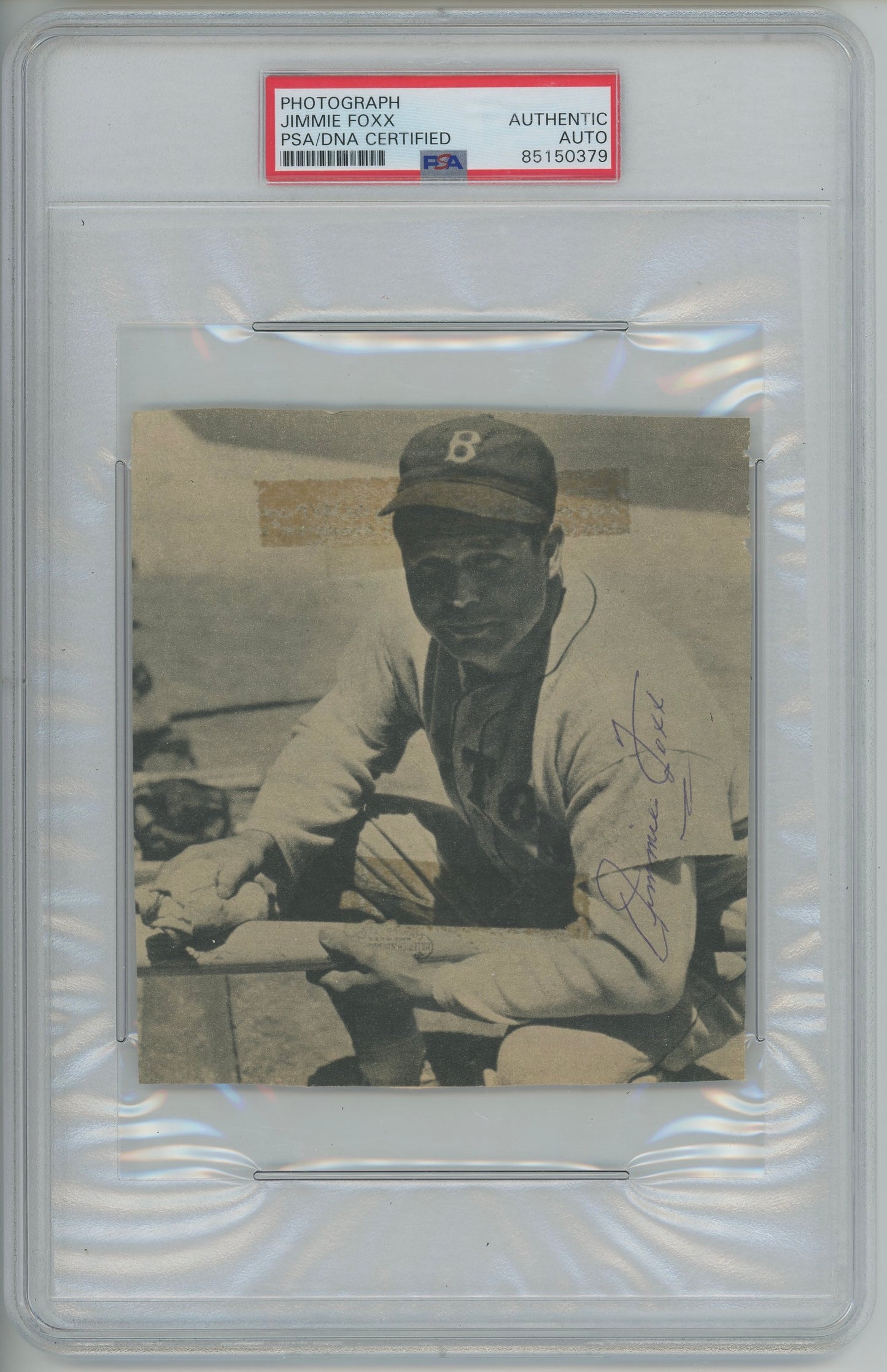1933 Jimmie Foxx PSA A Auto A