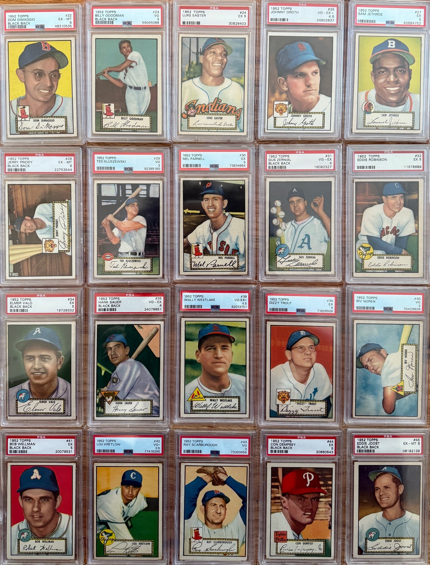 MEGA BREAK - 1952 Topps Baseball PSA Graded Complete Set!!