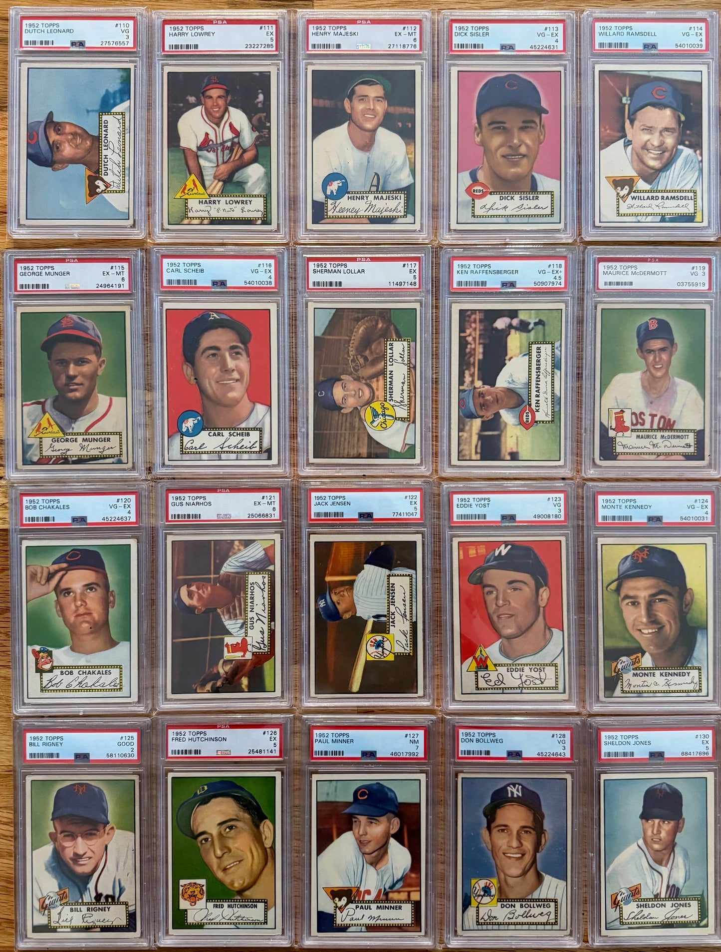 MEGA BREAK - 1952 Topps Baseball PSA Graded Complete Set!!