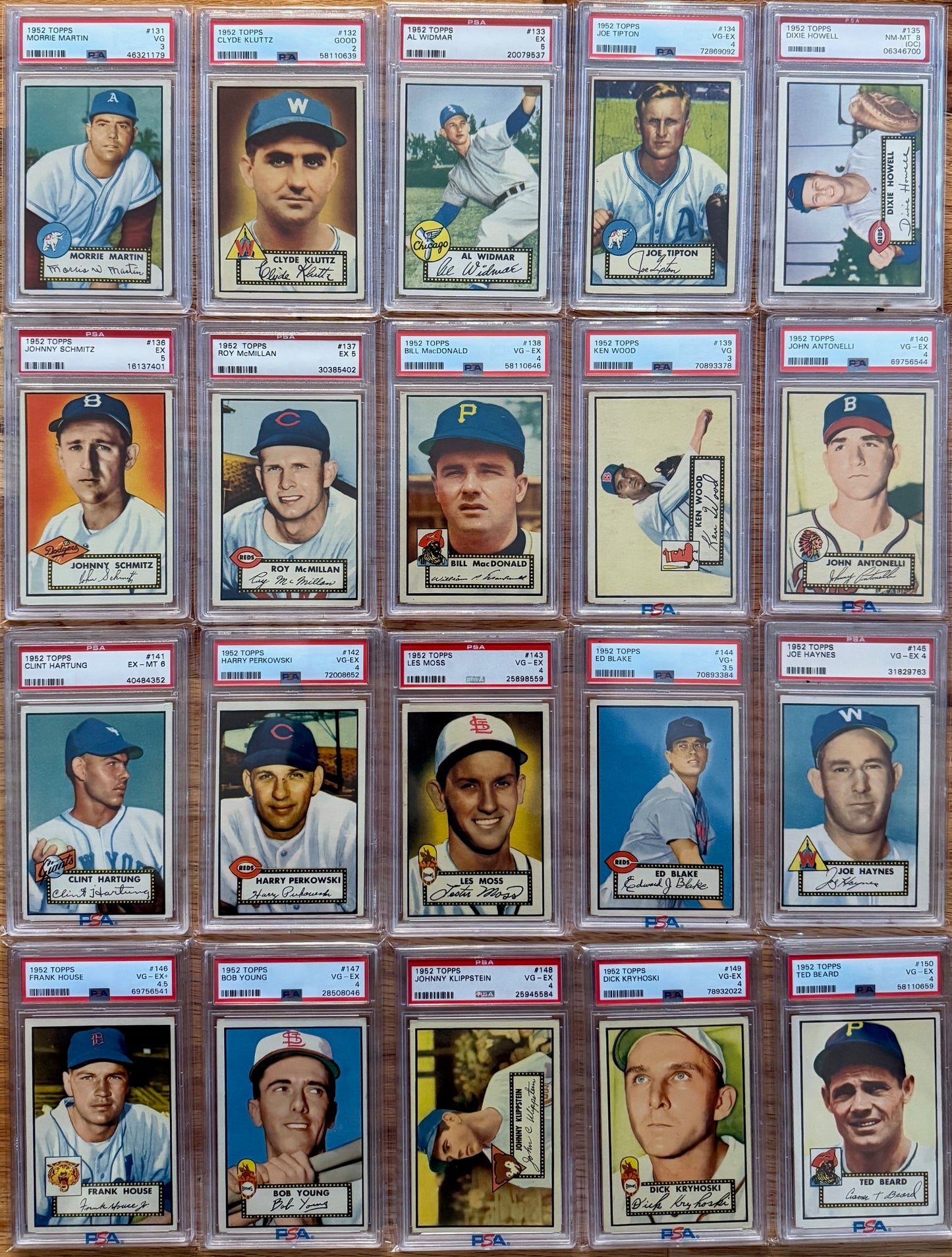 MEGA BREAK - 1952 Topps Baseball PSA Graded Complete Set!!