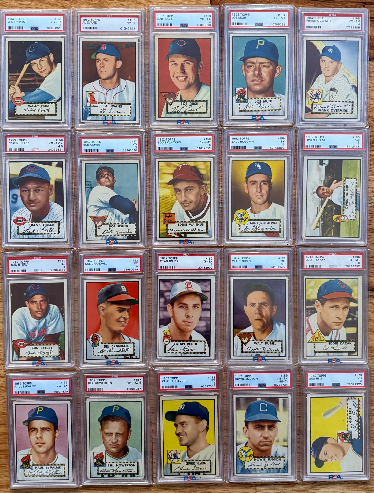 MEGA BREAK - 1952 Topps Baseball PSA Graded Complete Set!!