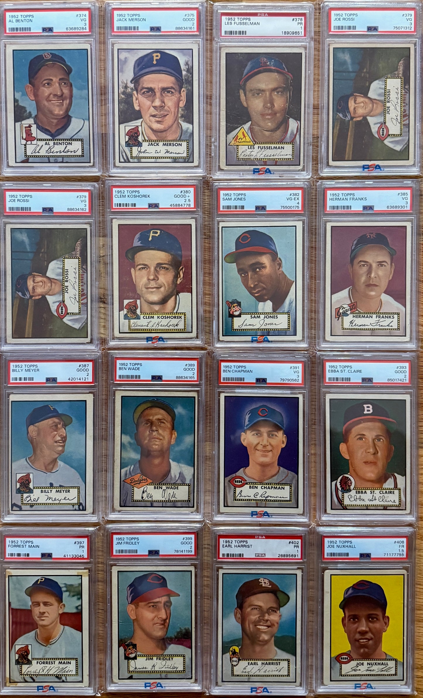 MEGA BREAK - 1952 Topps Baseball PSA Graded Complete Set!!