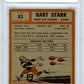 1962 Topps Bart Starr SP #63 BCCG 8