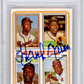 1974 Topps Hank Aaron 62-65 #4 BVG Authentic BAS Auto A