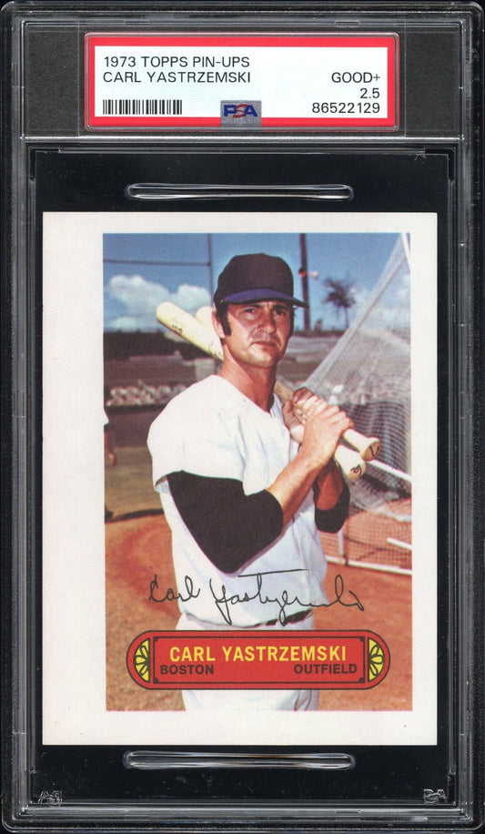 1973 TOPPS CARL YASTRZEMSKI PIN-UPS PSA 2.5