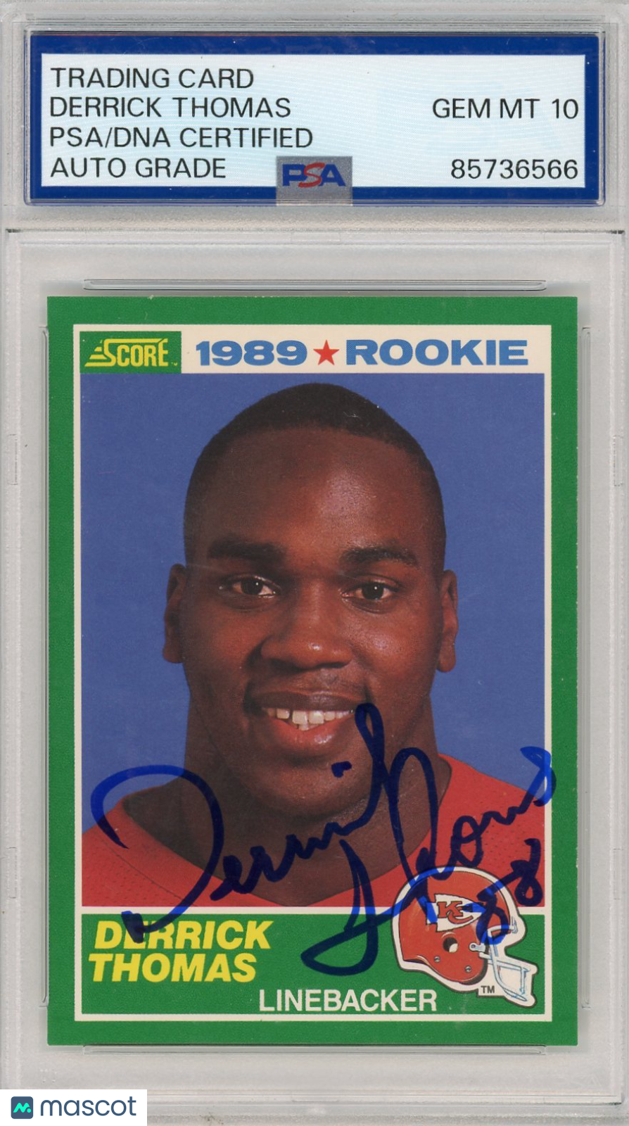 2020 Derrick Thomas PSA A Auto 10