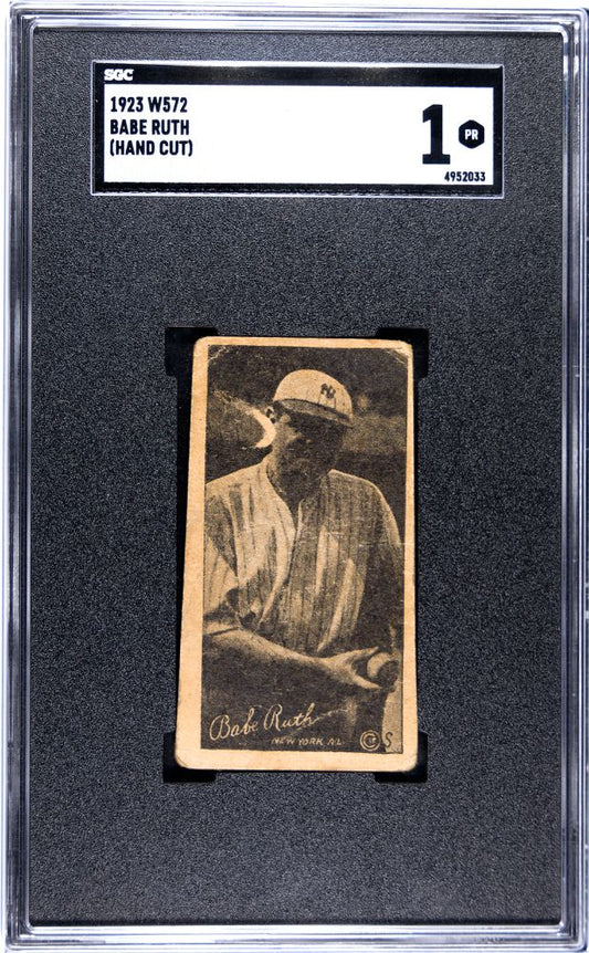 1923 BABE RUTH W572 (W572) SGC 1