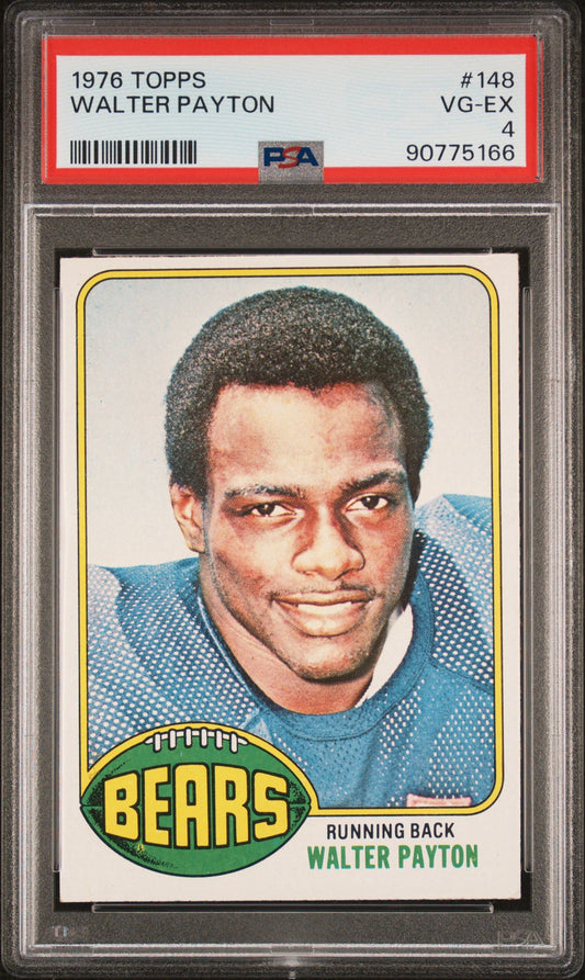 1976 TOPPS WALTER PAYTON #148 PSA 4