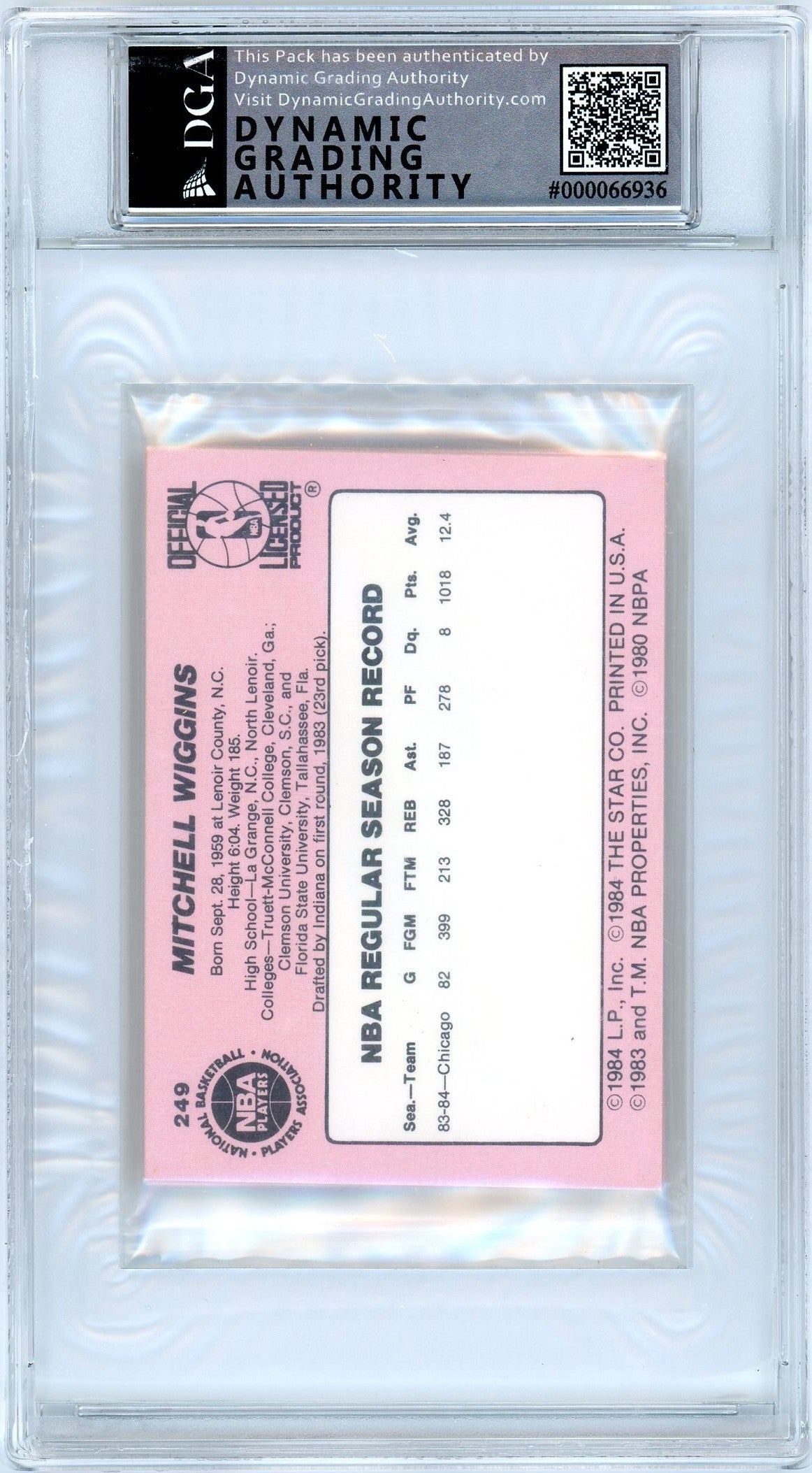 1984 Star Houston Rockets Team Bag DGA 9