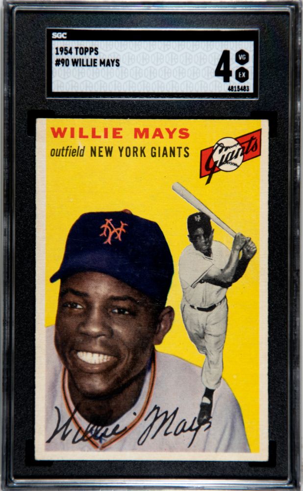 1954 TOPPS WILLIE MAYS #90 SGC 4