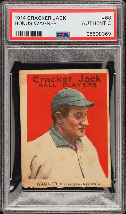 1914 HONUS WAGNER CRACKER JACK #68 PSA AUTHENTIC