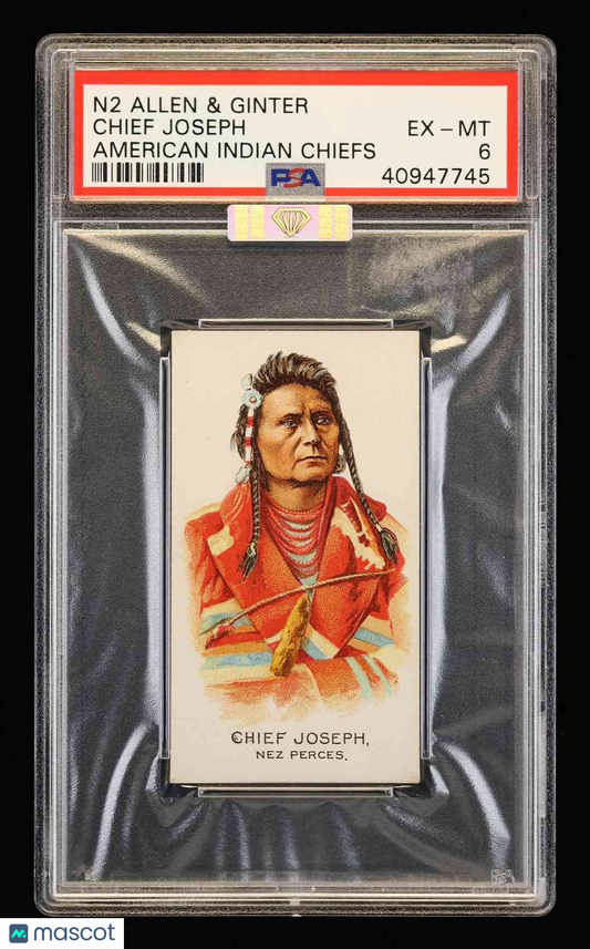 1888 N2 Allen & Ginter American Indian Chiefs Chief Joseph PSA 6
