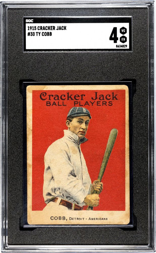 1915 TY COBB CRACKER JACK #30 SGC 4