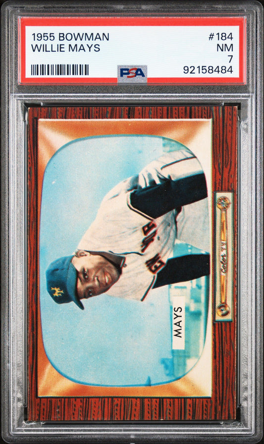 1955 BOWMAN WILLIE MAYS #184 PSA 7