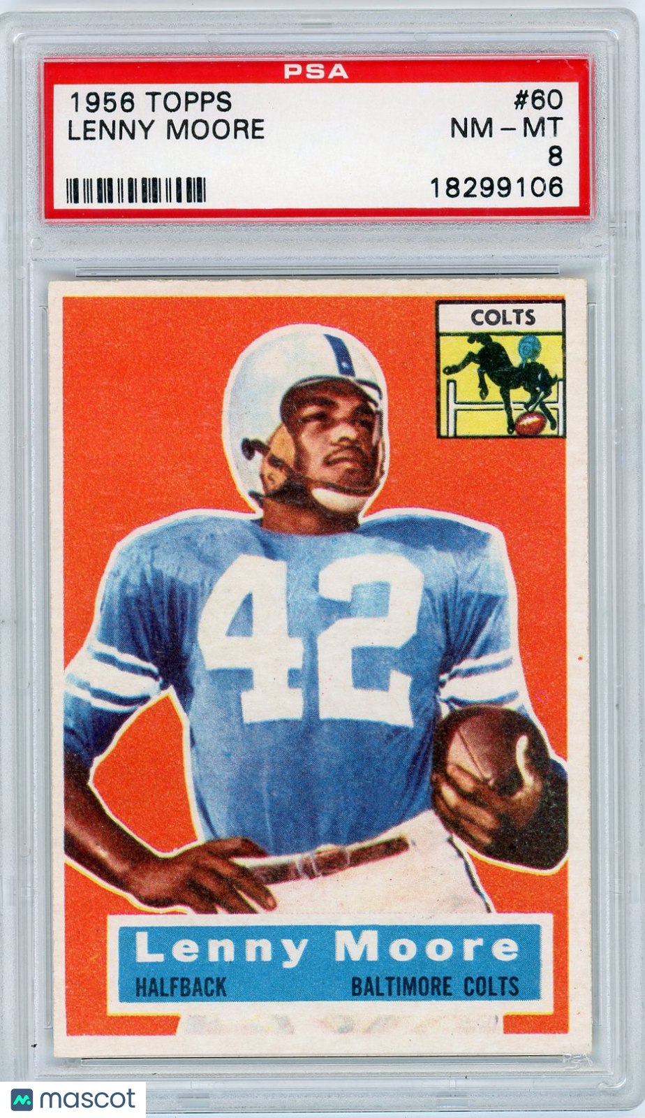 1956 Topps Lenny Moore #60 PSA 8