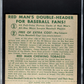 1952 Redman Tobacco Al Schoendienst #NL-19 SGC 6.5