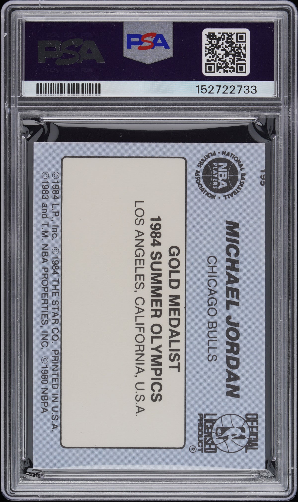 1984 Star Michael Jordan #195 PSA 7