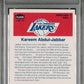 1986 Fleer Sticker K. Abdul-Jabbar #1 PSA 8