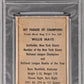 1952 Berk Ross Willie Mays PSA 7
