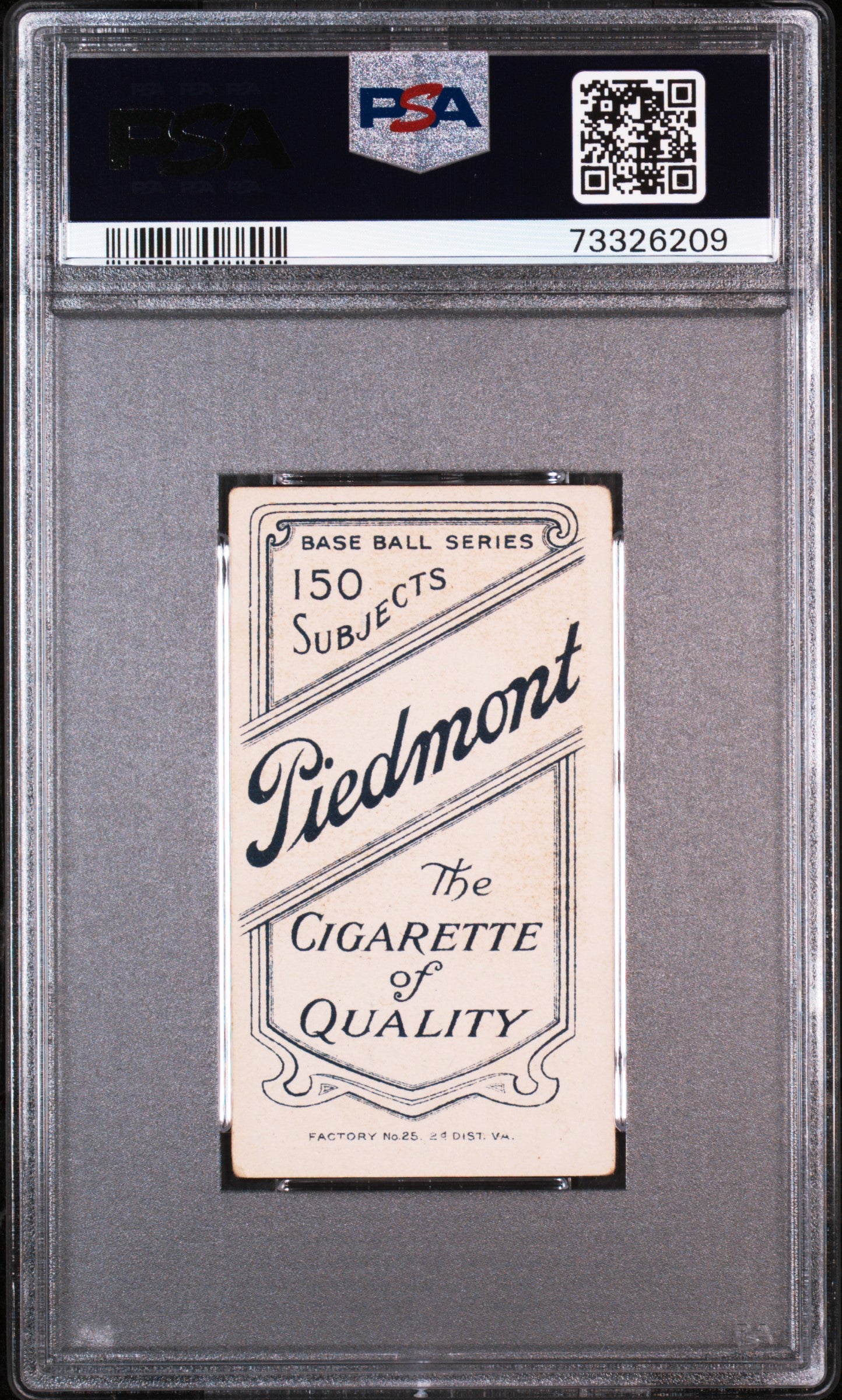 1909-11 T206 Piedmont 150 Lou Criger PSA 3