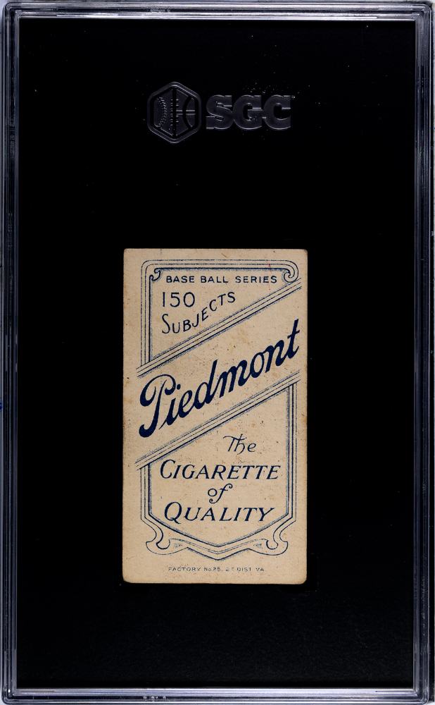 1909 Piedmont Cigarettes (T206) Frank Isbell SGC 4