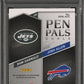 2018 Panini Donruss Elite Pen Pals Duals Auto Allen Darnold Auto Gold Ink PSA 10