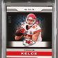 2018 Panini Obsidian Aurora Autographs Travis Kelce #AATK PSA 9 Auto 10