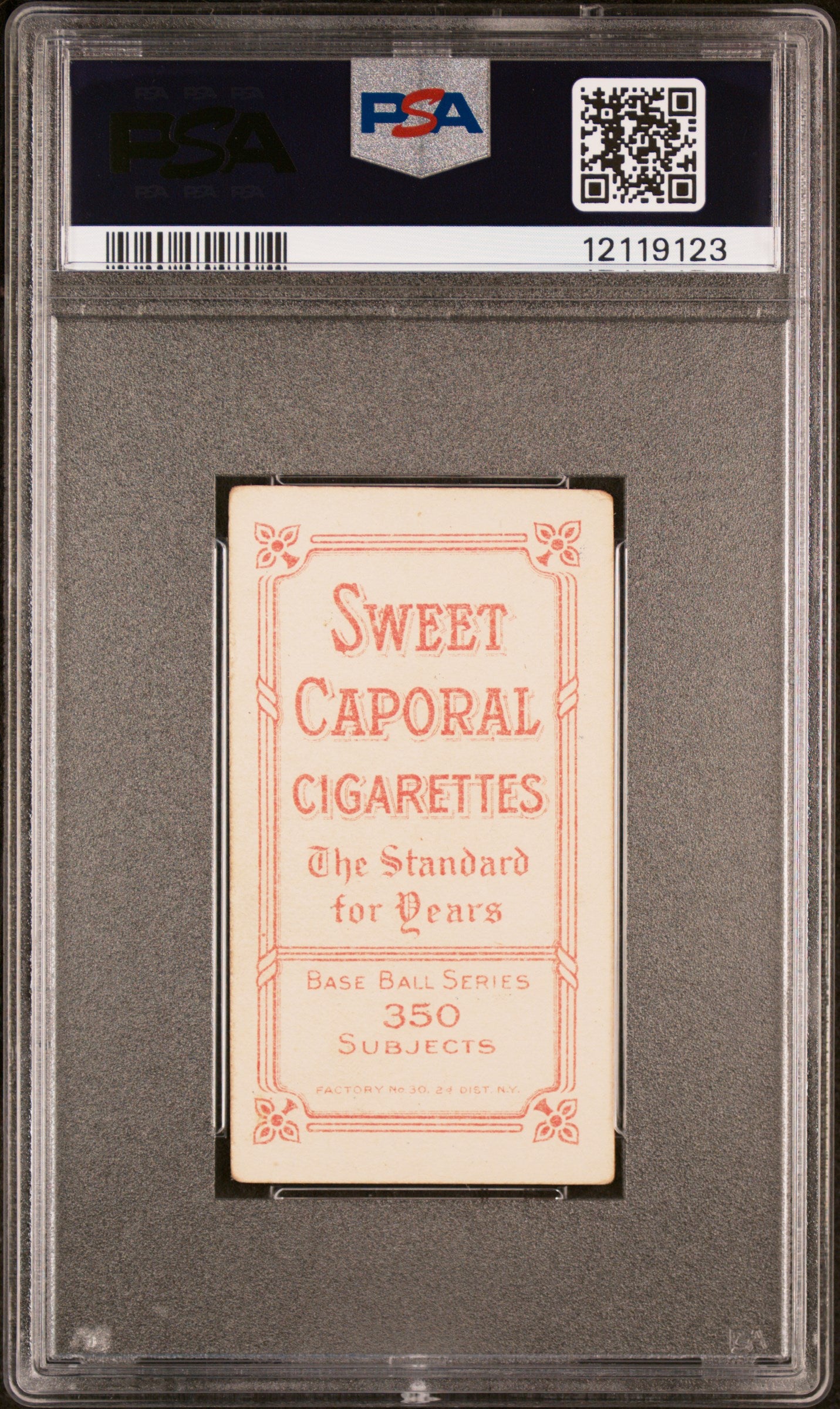1909-11 T206 Sweet Caporal 350/30 Tris Speaker PSA 4