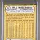 1968 Topps Bill Mazeroski #390 PSA 8