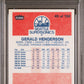 1986 Fleer Gerald Henderson #45 PSA 10