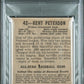 1948 Leaf Kent Peterson #42 Black Cap PSA 5
