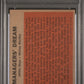 1962 Topps Managers' Dream #18 M. Mantle W. Mays PSA 4