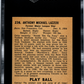1940 Playball Tony Lazzeri #238 SGC 5
