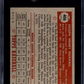 1952 Topps Joe Nuxhall #406 SGC 4