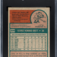 1975 Topps George Brett #228 SGC A