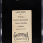 1910 Contentnea Cigarettes (T209) Brandon Photo Series SGC 3