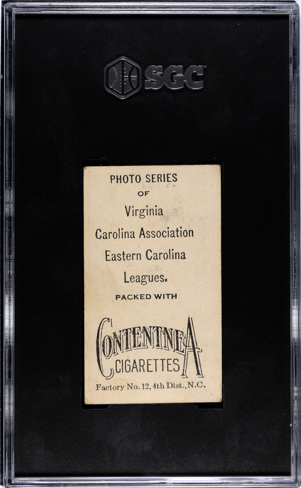 1910 Contentnea Cigarettes (T209) Brandon Photo Series SGC 3