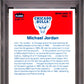1986 Fleer Sticker Michael Jordan #8 PSA 4