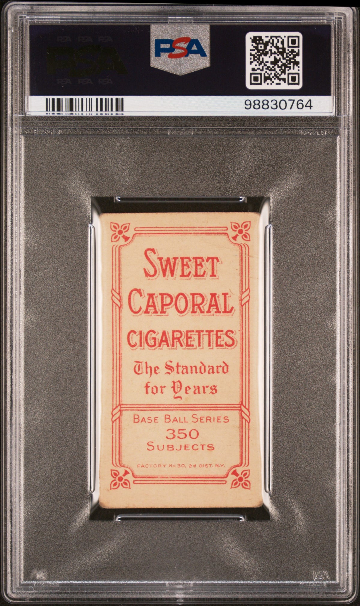 1909-11 T206 Sweet Caporal 350/30 Rudy Hulswitt PSA 1.5