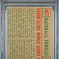 1959 Topps Aaron Clubs World #467 Series Homer PSA 3.5
