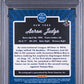 2017 Panini Donruss Signature Series Aaron Judge #SS-AJ Blue PSA 7 /199 Auto 10