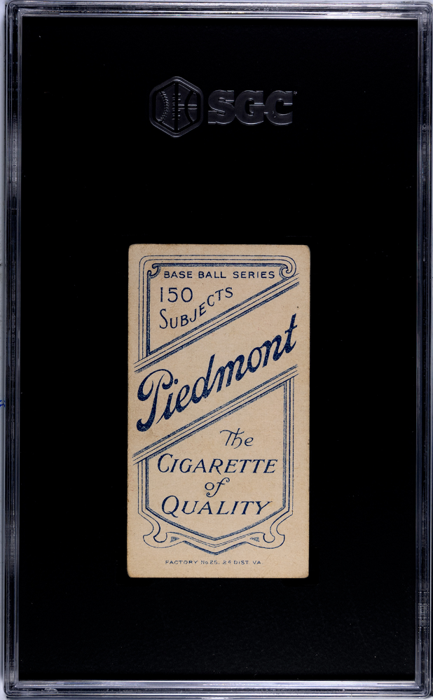 1909 Piedmont Cigarettes (T206) Al Bridwell Portrait, No Cap SGC 3